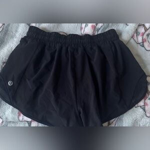 Black lululemon shorts only wear then maybe 5 times